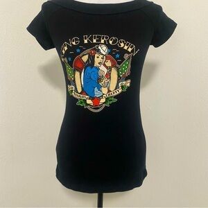 King Kerosin Women’s Medium “We Can Equality Liberty Do It” Shirt Black